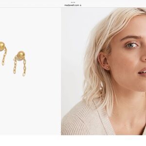 Gold Chain Drop Earrings